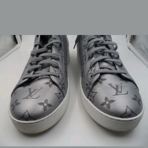 Louis Vuitton Platinum & Black Sneakers - Picture 3 of 8
